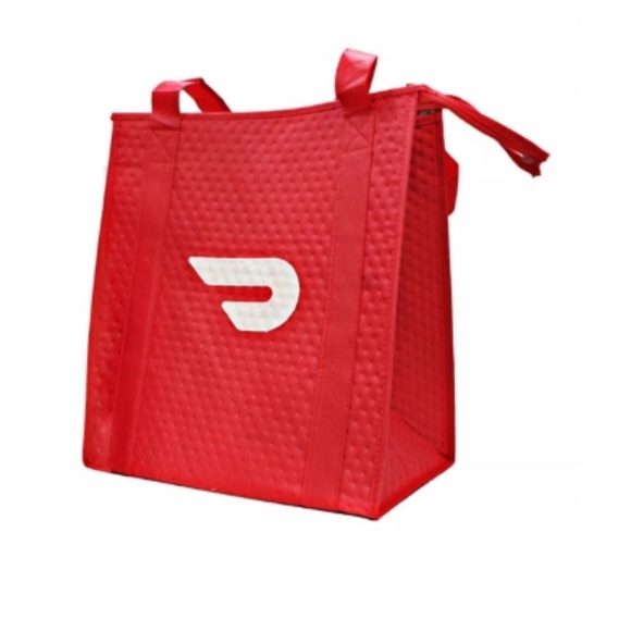 NWOT DoorDash Silver insulated pizza delivery bag and Doordash Hot Bag - Picture 2 of 2